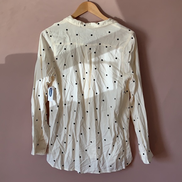 LONG ‘OLD NAVY’ SLEEVE POLKA-DOT BUTTON DOWN! - Picture 7 of 7